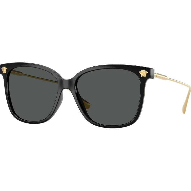 Versace VE4507U GB1/87 : Lunettes de soleil carrées noires et grises