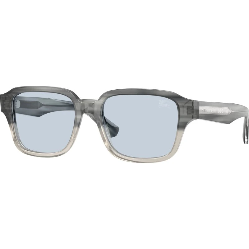 Burberry BE4484 Lunettes de soleil carrées en acétate gris et bleu
