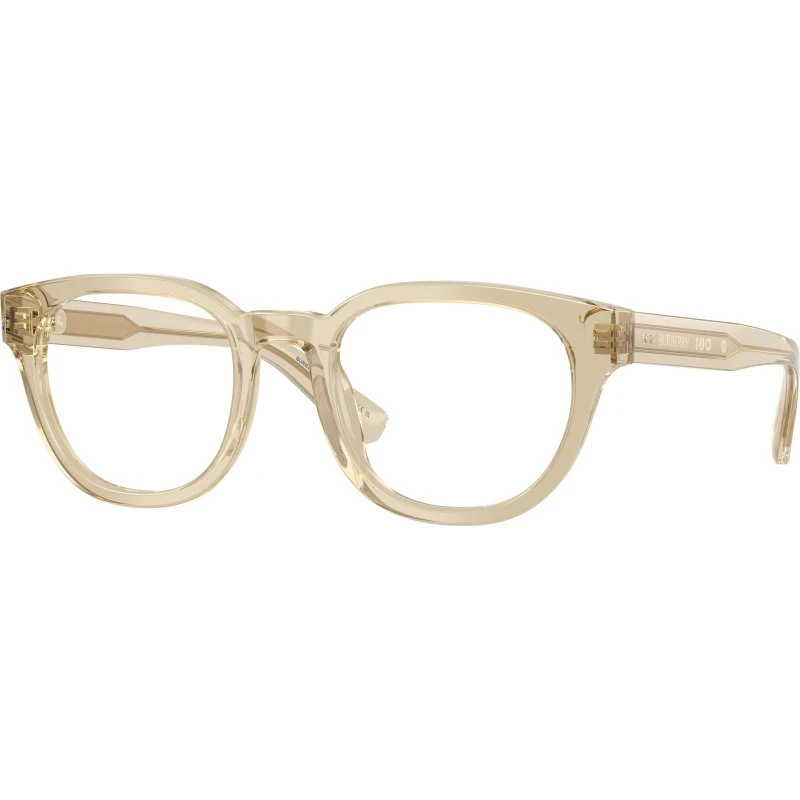 Burberry Homme BE2454 Montures Optiques Rondes Beige Transparent