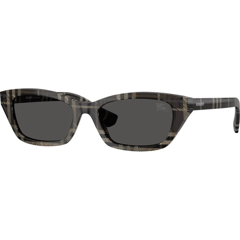 Burberry BE4488 Lunettes de soleil carrées en acétate gris pour femme