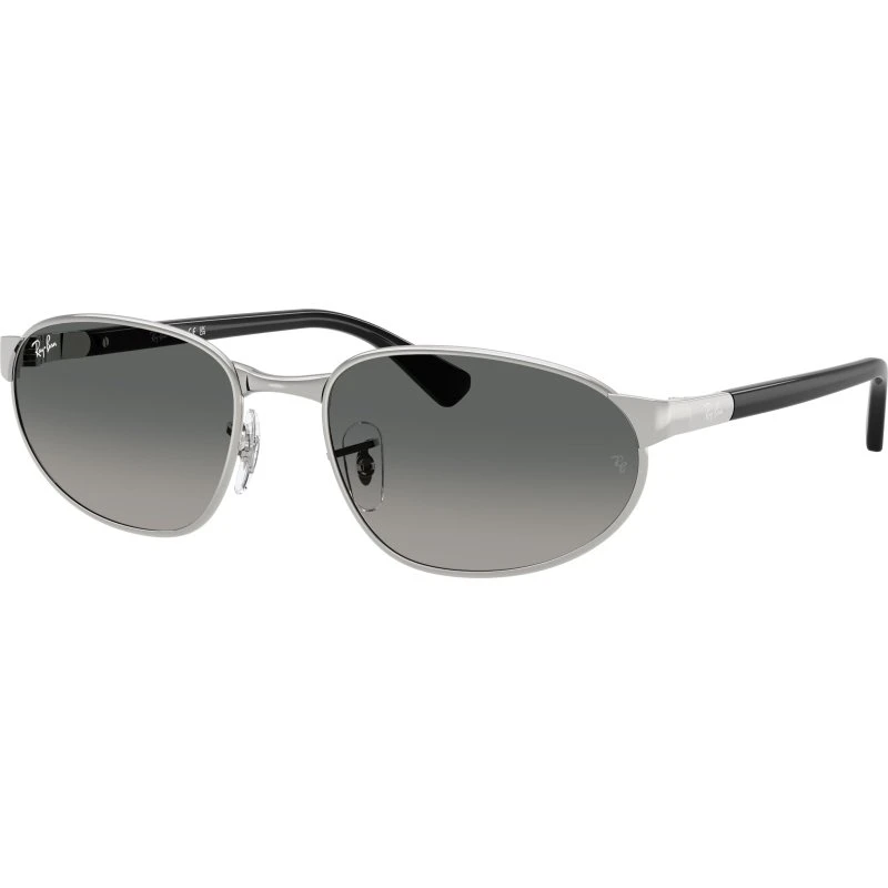 Ray-Ban RB3777 003/71 Lunettes de Soleil Géométriques Argentées