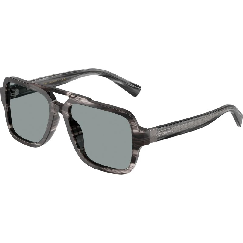 Dolce & Gabbana DG4544 Lunettes de Soleil Pilote en Acétate Gris