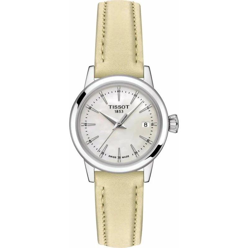 Tissot Classic Dream Femme Cadran Ivoire Bracelet Acier Doré