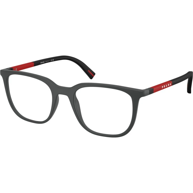 Prada Linea Rossa PS 04RV UFK1O1 - Montures Optiques Gris Transparent