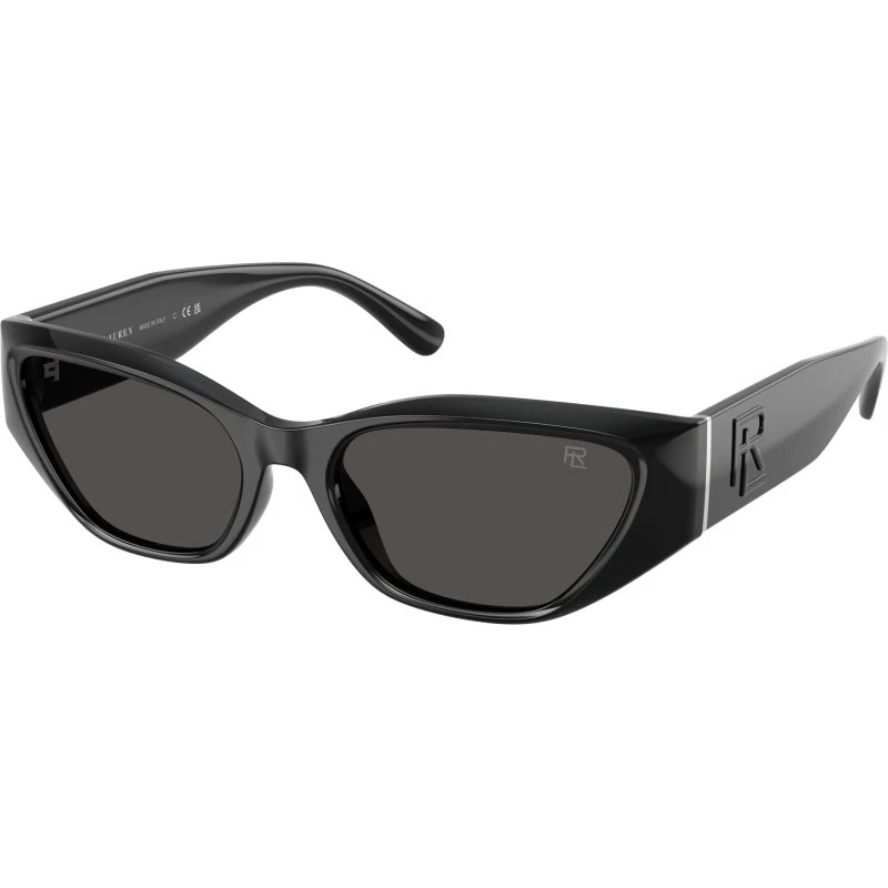 Ralph Lauren RL8231U Lunettes de Soleil Carrées Noires et Grises