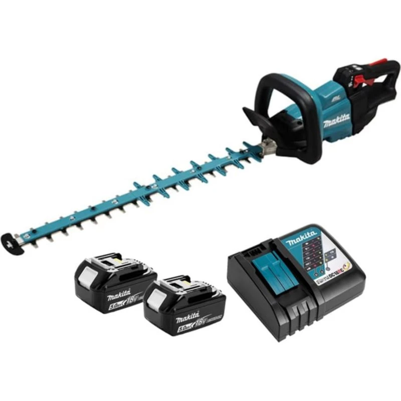 MAKITA Taille-haie 60 cm 18V LXT avec 2 batteries 5.0Ah