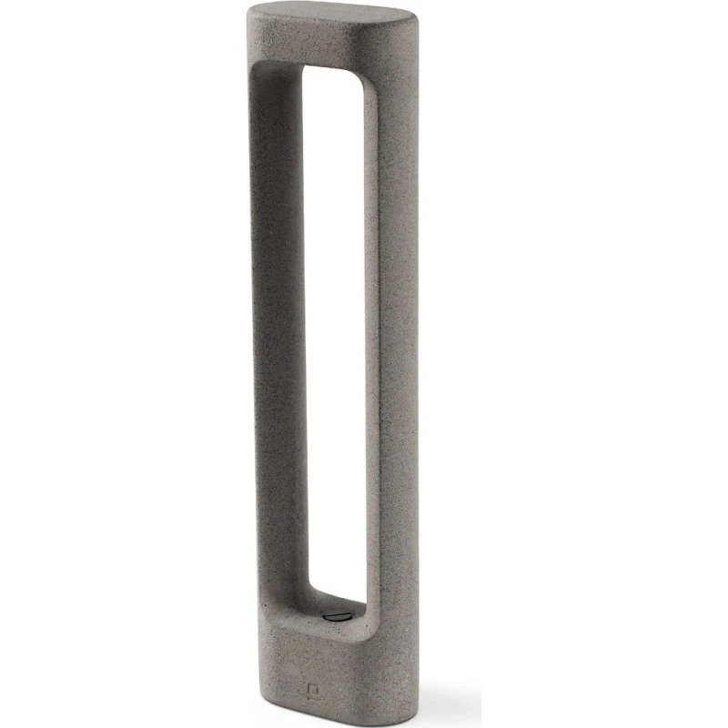 FARO BARCELONA Borne lumineuse LED Totem, gris béton, 61 cm