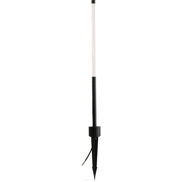FARO BARCELONA Lampe sur piquet LED Bambou 1068, Noir