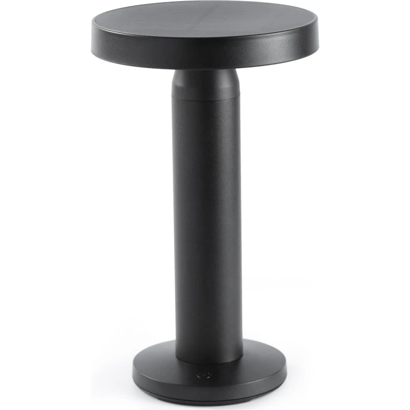 FARO BARCELONA Lampe à poser LED solaire Cairo, Noir, IP44