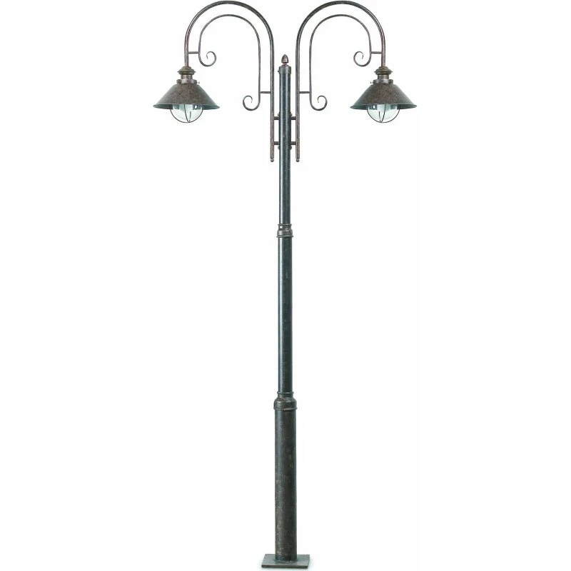 FARO BARCELONA Lampadaire Nautica 2 Lampes - Brun Rouille