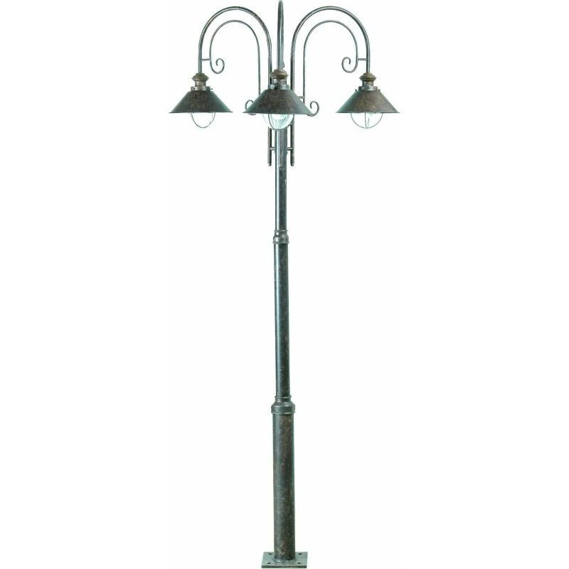 Faro Barcelona Lampadaire Nautica 3 Lampes - Brun Rouille