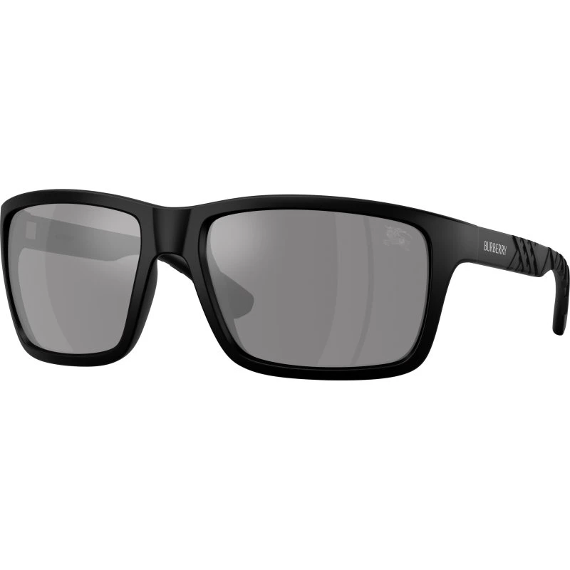 Burberry Homme BE4483 Lunettes de Soleil Carrées Noires et Grises