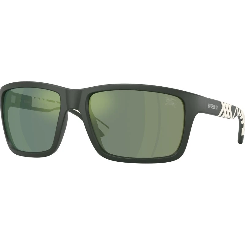 Burberry Homme BE4483 Lunettes de soleil Carrées Vertes