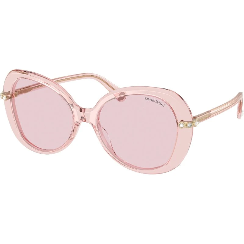 Swarovski SK6059 Lunettes de soleil Papillon Rose pour Femme
