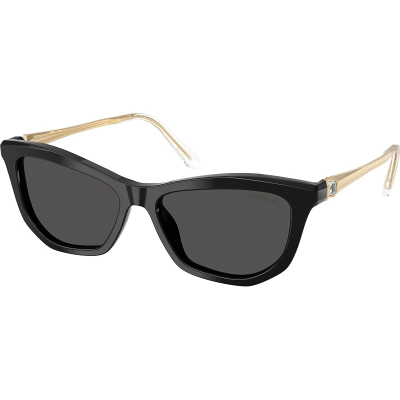 Swarovski SK6057 Lunettes de soleil Cat Eye Noir et Gris