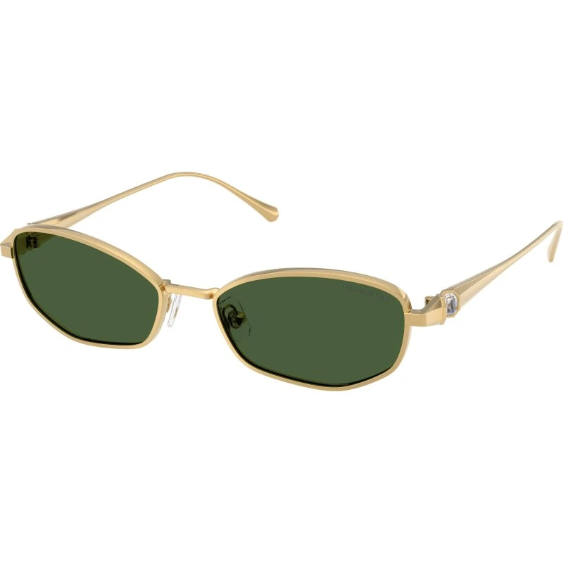 Swarovski Lunettes de Soleil SK7042 Or et Vert pour Femme