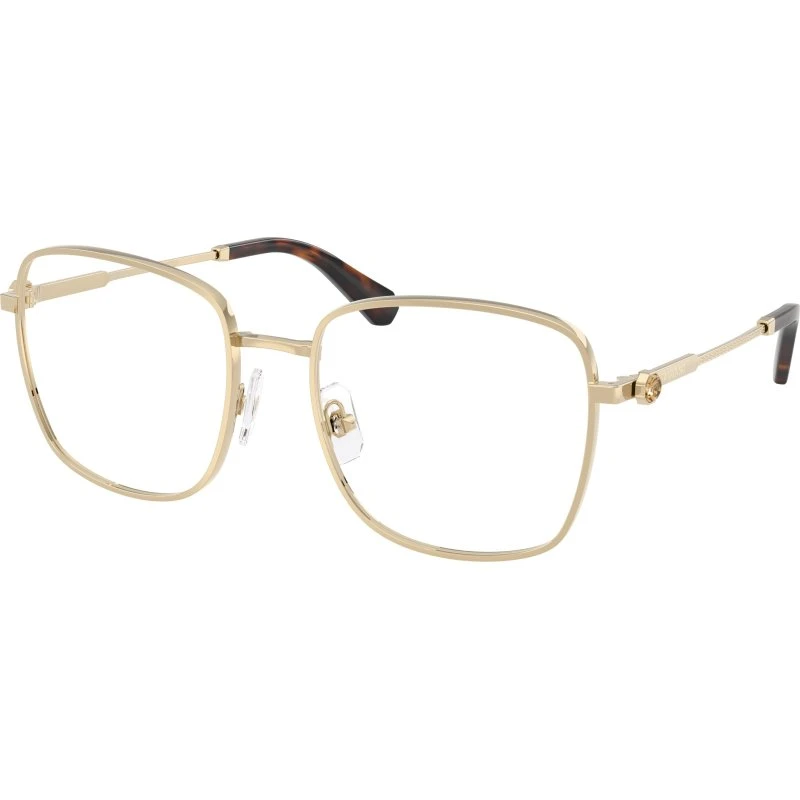 Swarovski SK1036 Montures Optiques Carrées en Métal Doré pour Femme