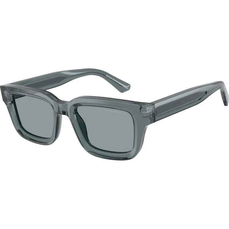Emporio Armani Lunettes de Soleil EA4270 Homme - Géométrique Gris