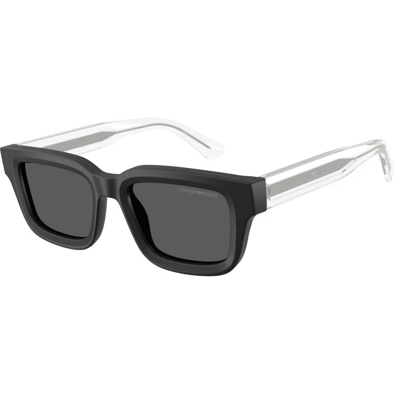 Emporio Armani EA4270 Lunettes de soleil Géométriques Noires
