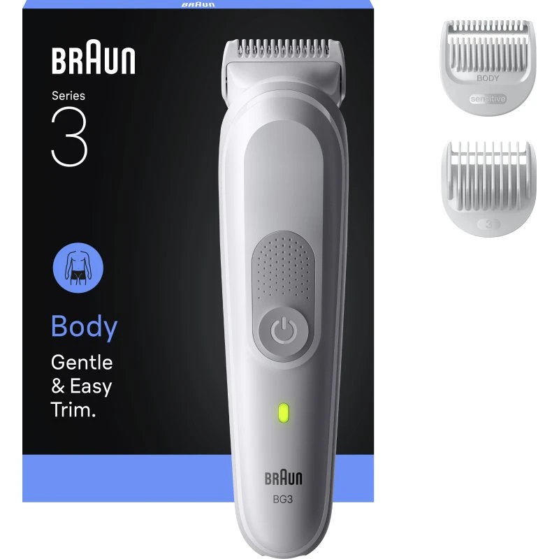 Braun BG3530 Tondeuse Corps Gris Clair