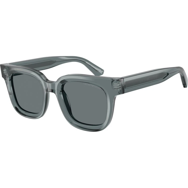 Emporio Armani EA4271 Lunettes de soleil géométriques gris bleu