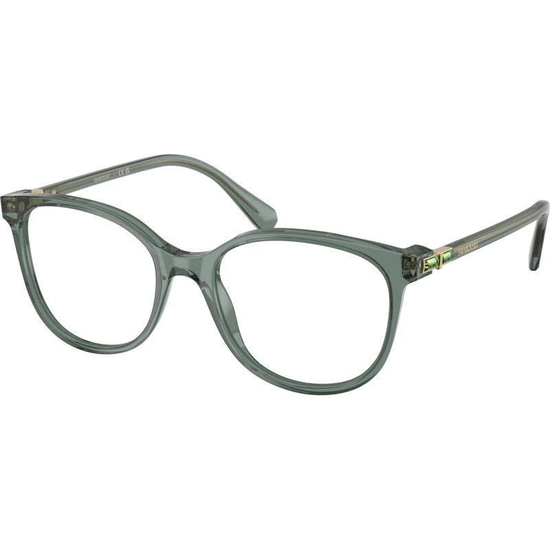 Swarovski SK2002 1043 - Montures Optiques Carrées en Acétate Vert