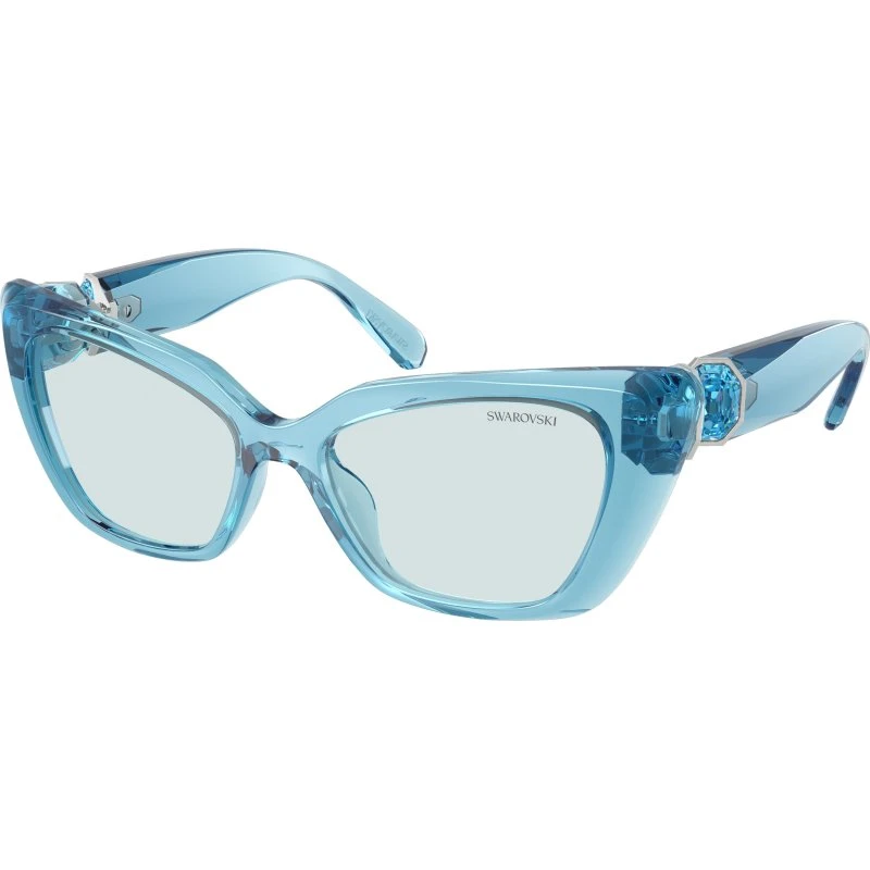 Swarovski Lunettes de Soleil Cat Eye SK6047 Bleu Photochromique