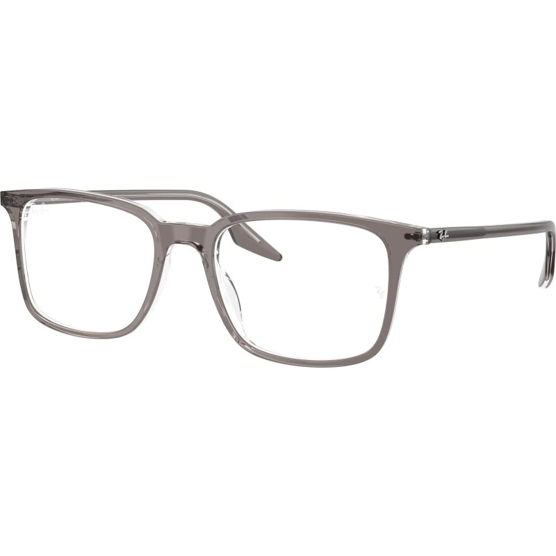 Ray-Ban RX5421 8111 - Montures Optiques Carrées en Acétate Gris
