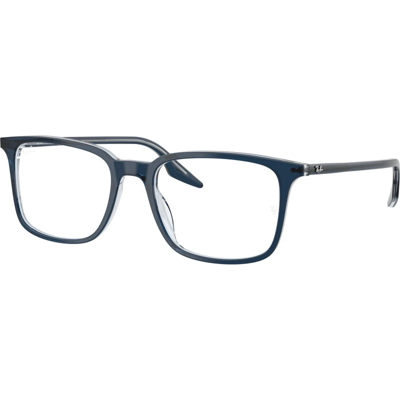 Ray-Ban RX5421 Montures Optiques Carrées en Acétate Noir