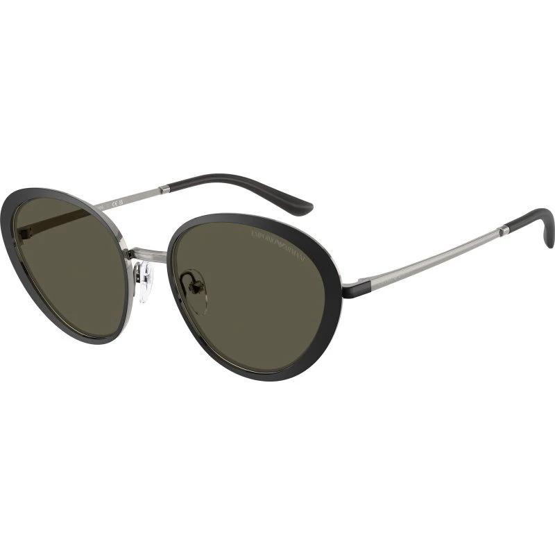 Emporio Armani EA2177 Lunettes de Soleil Géométriques Noires