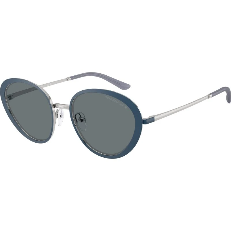 Emporio Armani EA2177 Lunettes de Soleil Géométriques Bleues pour Femme