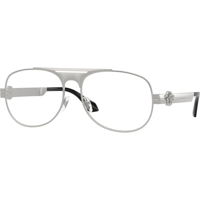 Versace Homme Montures Optiques VE1319 1000 Pilote Argent