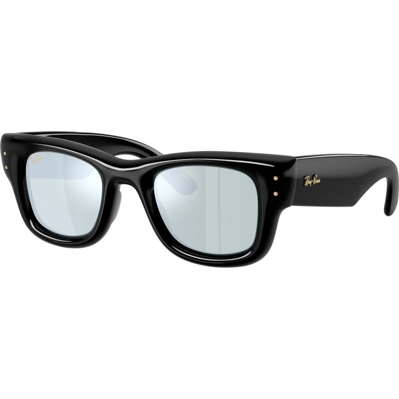 Ray-Ban RB4940 Wayfarer Puffer Lunettes de Soleil Noir et Vert