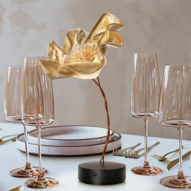 Slamp LaFleur Lampe de table LED rechargeable Velours