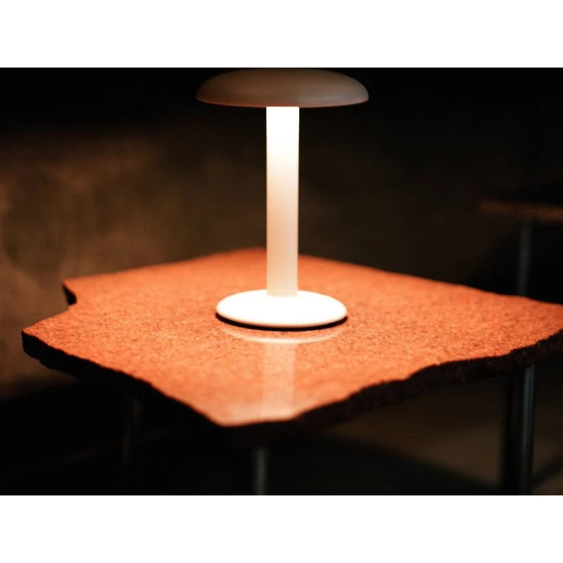 Flos Gustave Lampe de Table Portable Blanc Mat