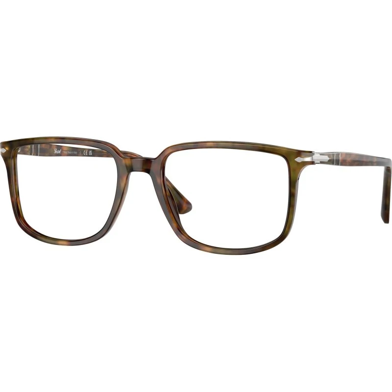 Persol PO3275V 108 Lunettes Optiques Carrées en Plastique Havane