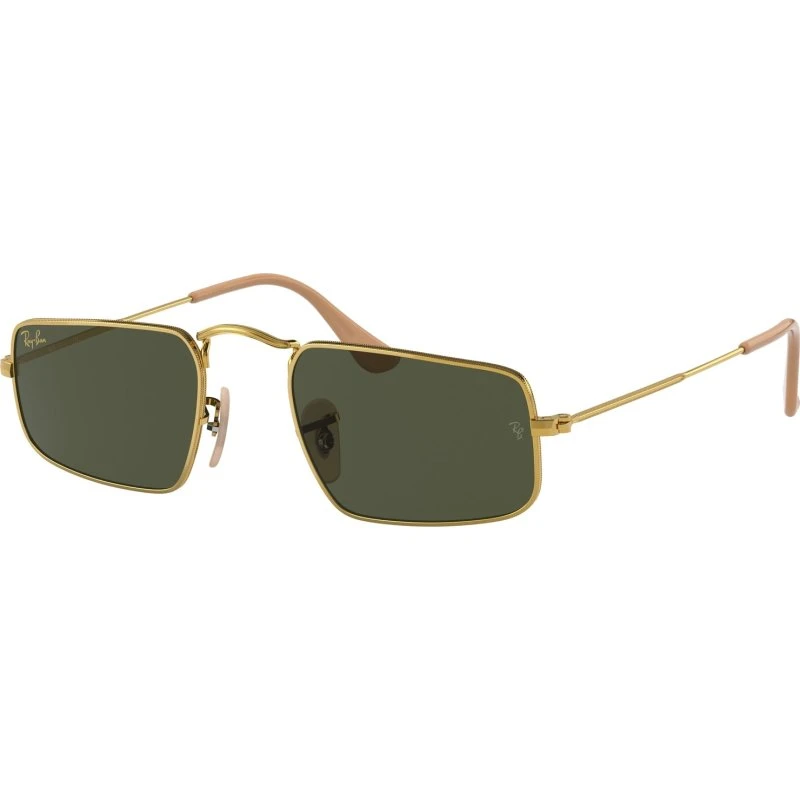 Ray-Ban RB3957 Julie Lunettes de Soleil Carrées en Métal Or