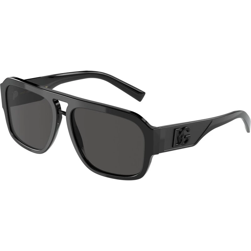 Dolce & Gabbana DG4403 Lunettes de soleil Aviateur Noir et Gris