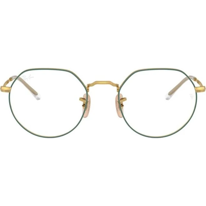 Ray-Ban Jack RX6465 Lunettes de Vue Géométriques Vertes