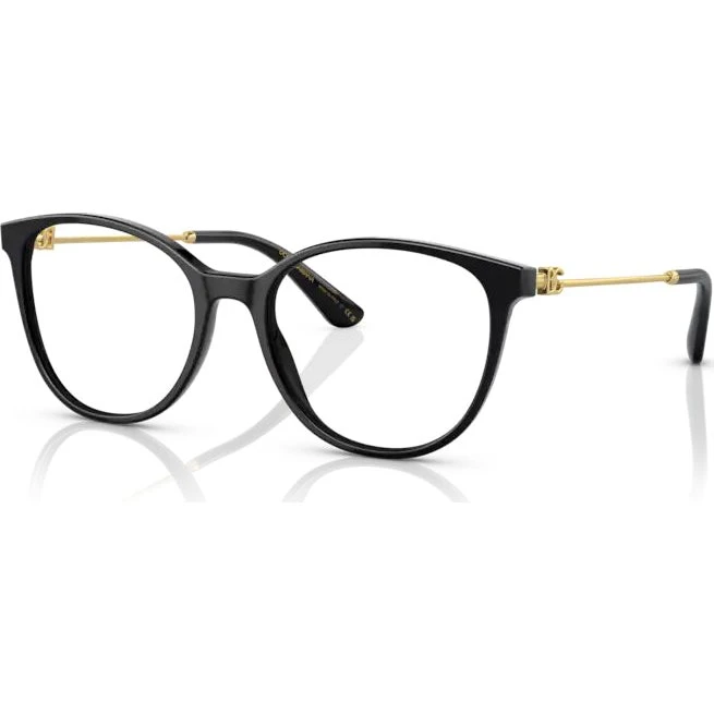 Dolce & Gabbana DG3363 501 - Montures Optiques Papillon Noires