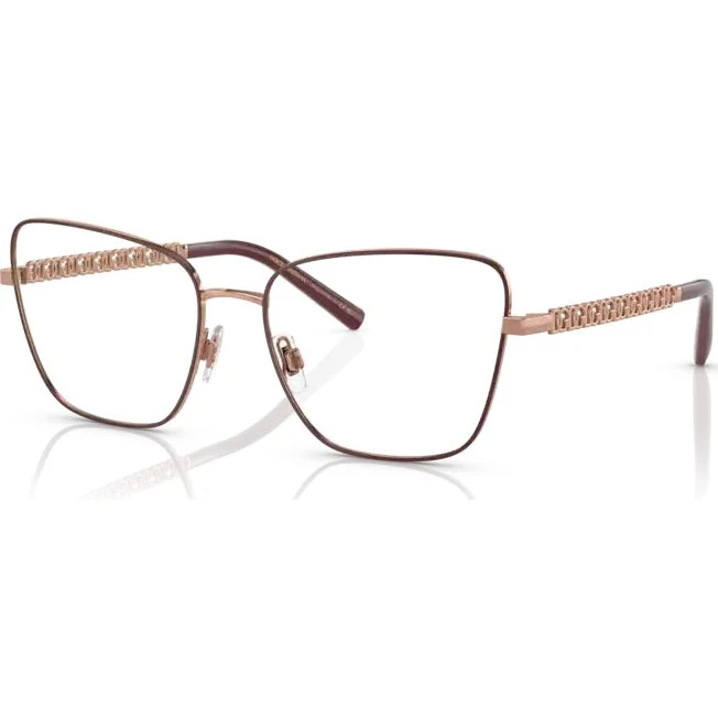 Dolce & Gabbana DG1346 1333 Montures Optiques Papillon Rose Transparent