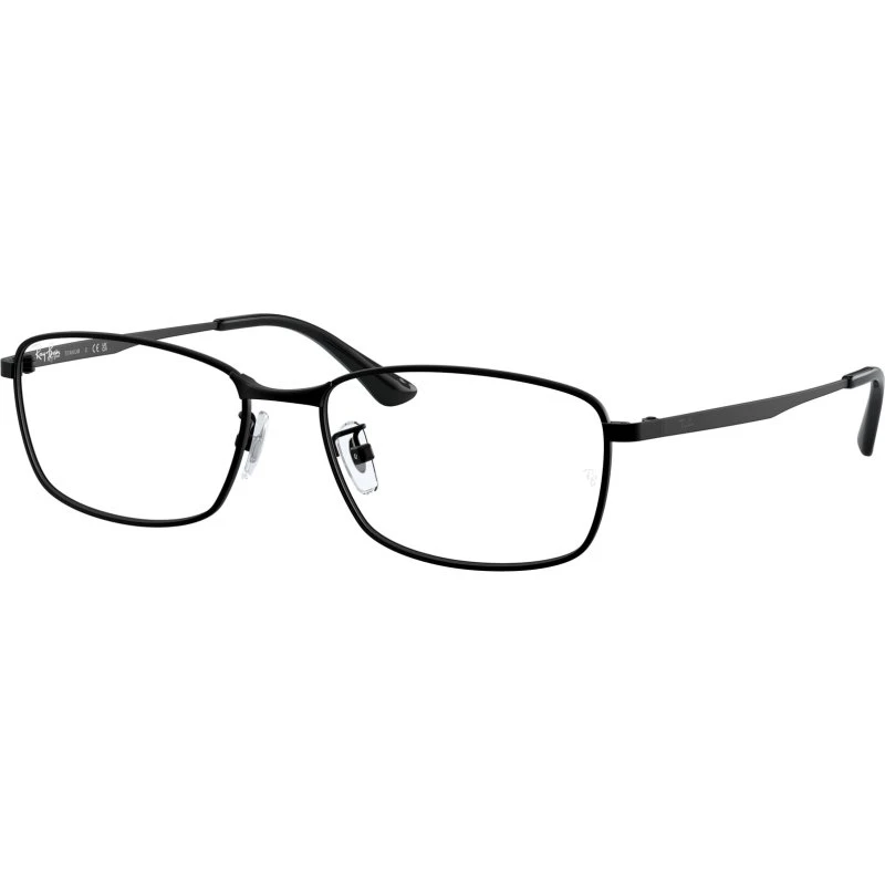 Ray-Ban RX8775D 1012 Montures Optiques Carrées en Titane Noir