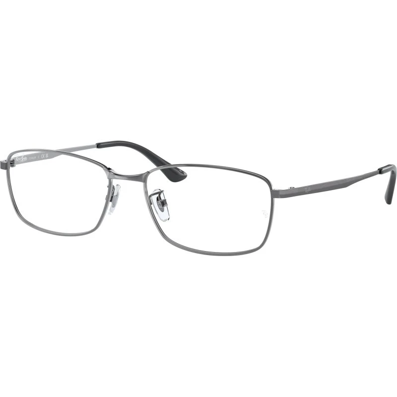 Ray-Ban RX8775D 1047 Montures Optiques Carrées en Titane Gris