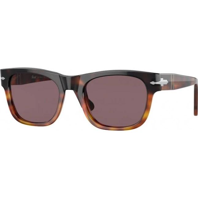 Persol PO3269S 1160AF Lunettes de soleil Polarisées Carrées Rouge et Violet