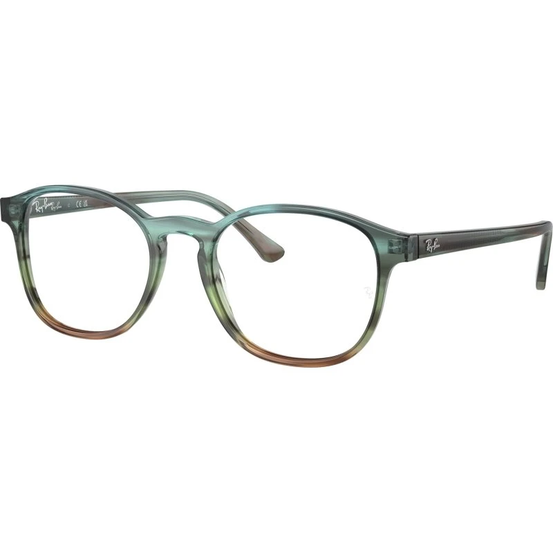 Ray-Ban RX5417 8252 - Montures Optiques Pantos en Acétate Multicolore