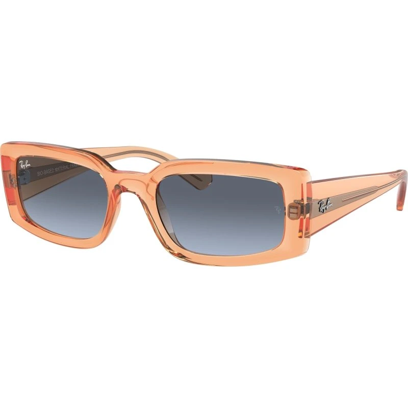 Ray-Ban RB4395 Kiliane Lunettes de Soleil Acétate Orange et Bleu