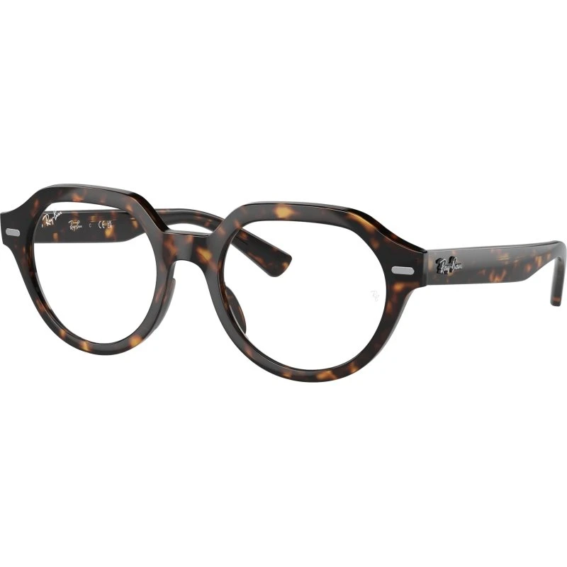 Ray-Ban RX7214 GINA Lunettes Optiques Carrées en Acétate Tortue