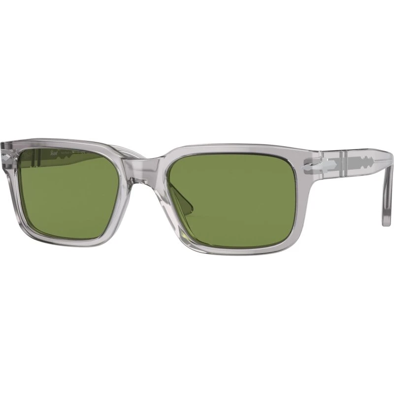 Persol PO3272S 309/4E Lunettes de Soleil Carrées en Acétate Gris Vert