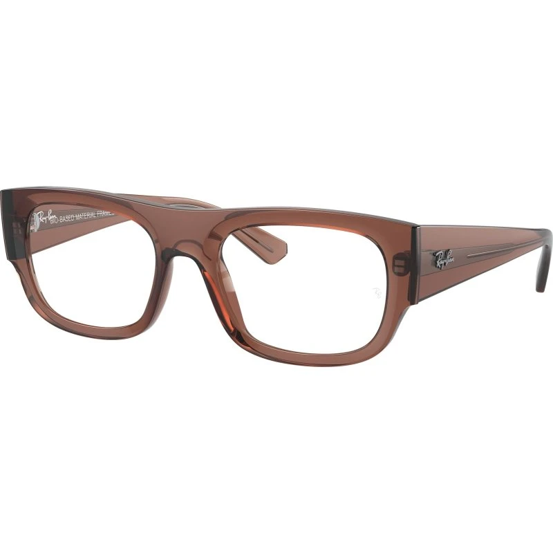 Ray-Ban RX7218 Kristin - Montures Optiques Carrées en Acétate Marron