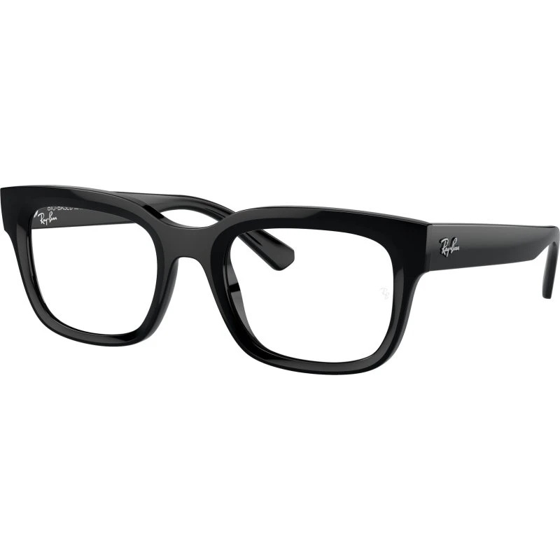 Ray-Ban RX7217 CHAD Montures Optiques Carrées en Acétate Noir